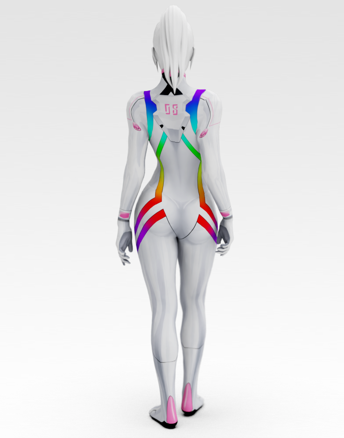 Mari 4.0 Plugsuit - Rainbow